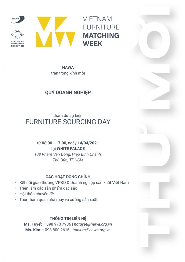 FURNITURE SOURCING DAY – Điểm hẹn kết nối dành riêng cho nhà sản xuất & các VPĐD tại Việt Nam 8 thu moi dn